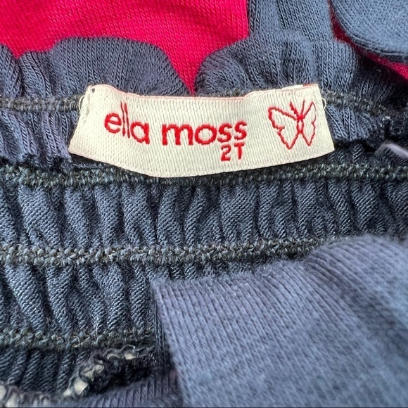 Ella Moss Blue Red Orange Striped Flare Sleeveless Dress Size 2T Girl’s - Picture 2 of 7